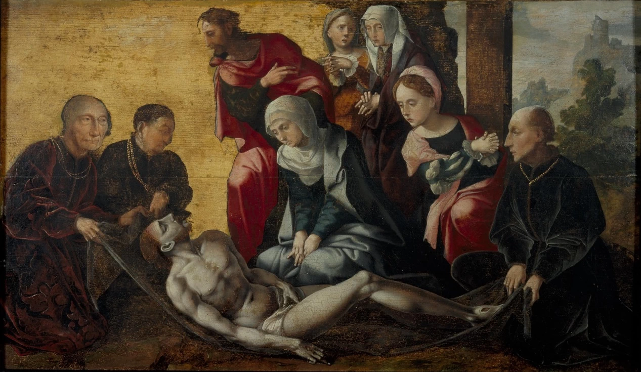 Il Compianto con i membri della famiglia Van Egmont - Centraal Museum, Utrecht